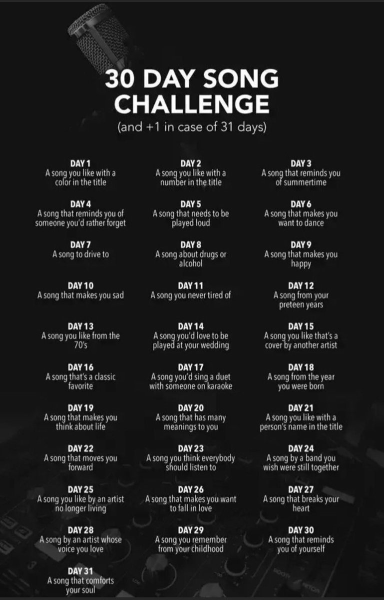 30 Day Song Challenge
